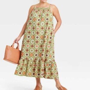 ACCEPTING ALL OFFERS! Universal Thread Quilt Ikat Maxi Dress xl